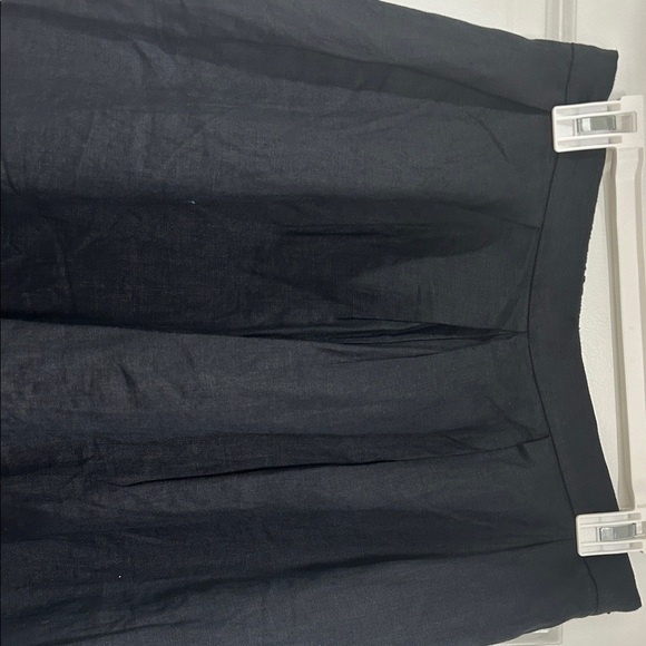 Anthropologie Linen Pleated Trousers - Picture 4 of 6